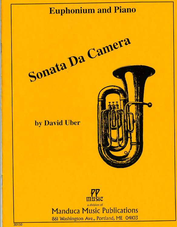 ソナタ・ダ・カメラ（ディヴィッド・ユーバー）（ユーフォニアム+ピアノ）【Sonata Da Camera】