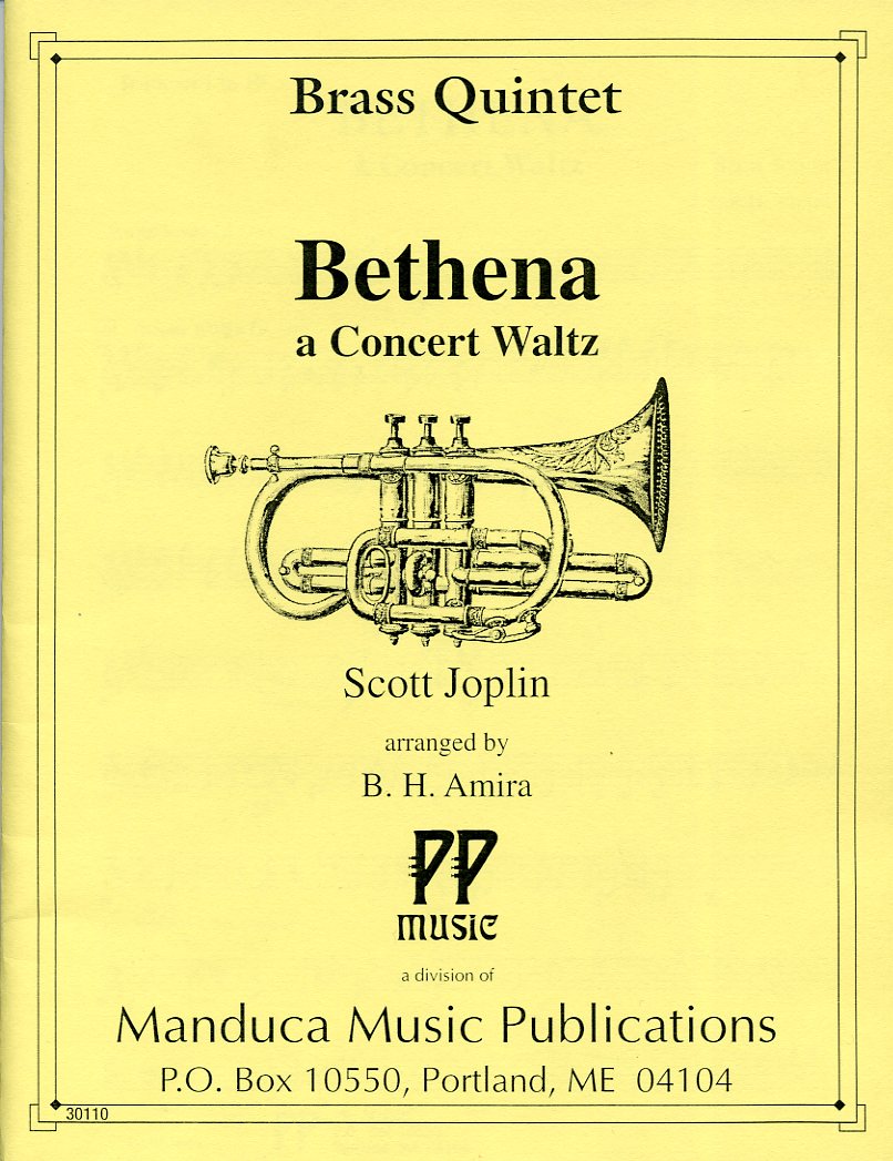 Bethena for Brass Quintet, Scott Joplin, William Picher