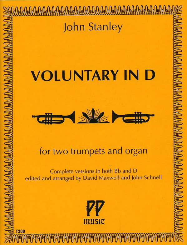 ヴォランタリー・ニ長調（ジョン・スタンリー） (トランペット二重奏+オルガン)【Voluntary in D Major】
