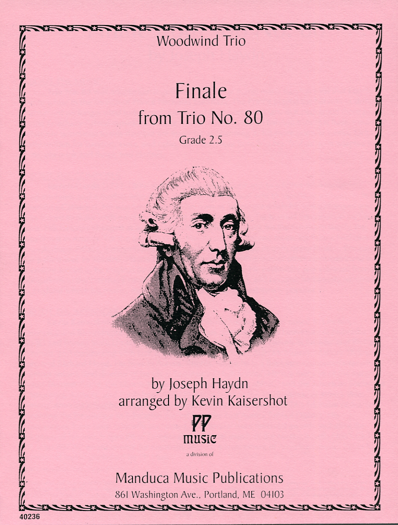フィナーレ「トリオ・No.80」より（フランツ・ヨーゼフ・ハイドン）（木管三重奏）【Finale from Trio No. 80】