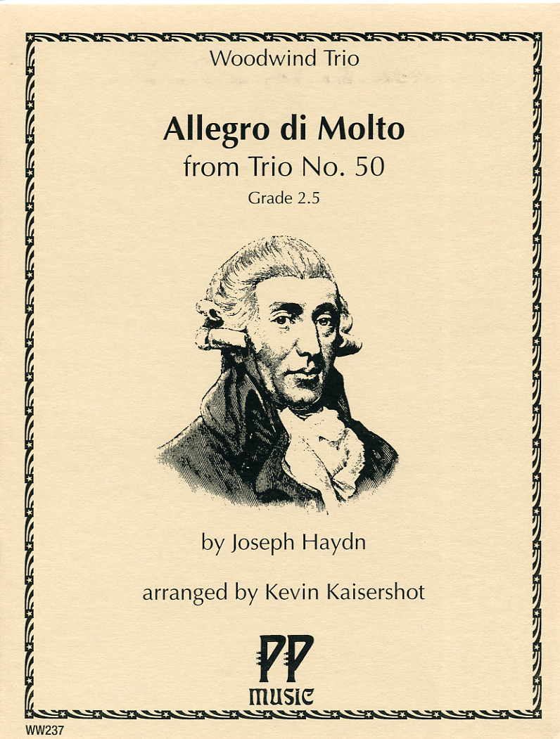 アレグロ・ディ・モルト「トリオ・No.50」より（フランツ・ヨーゼフ・ハイドン）（木管三重奏）【Allegro di Molto from Trio No. 50】